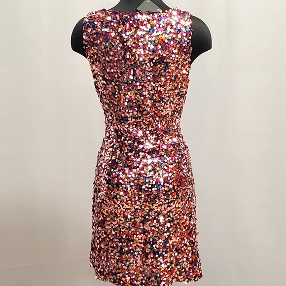 ZARA Sequins Sleveless Short Dress Size XL - Picture 10 of 10